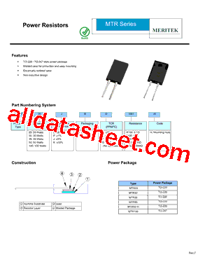 MTR100FBE4700-H型号图片