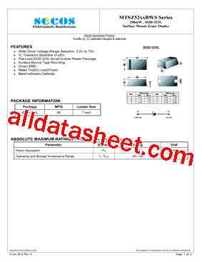 MTSZ5230BWS型号图片
