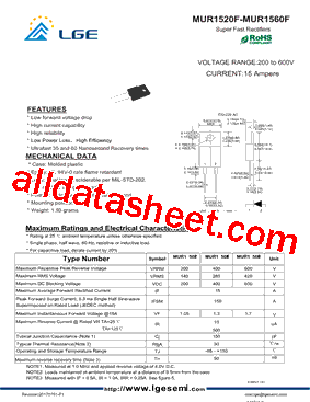 MUR1560F型号图片