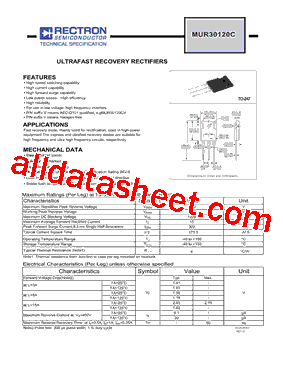 MUR30120C型号图片