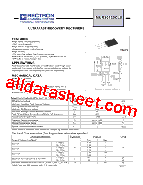 MUR30120CLS型号图片