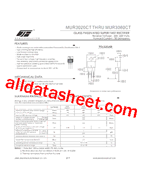 MUR3021CT型号图片