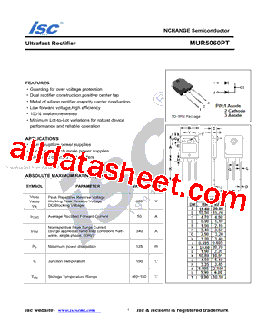 MUR5060PT型号图片