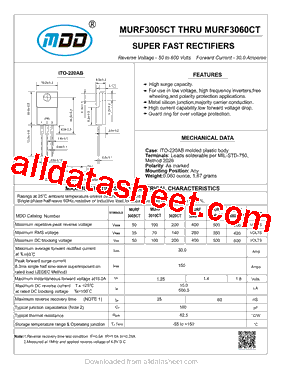 MURF3060HCT型号图片