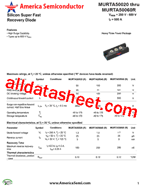 MURTA50060型号图片