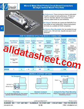 MWDM1L-15PBSR1型号图片