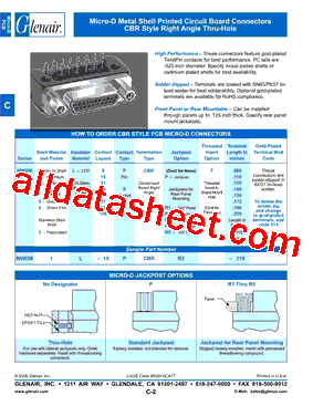 MWDM1L-15PCBRR1型号图片