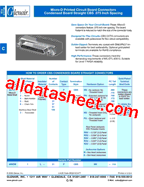 MWDM1L-25PCBSRN型号图片