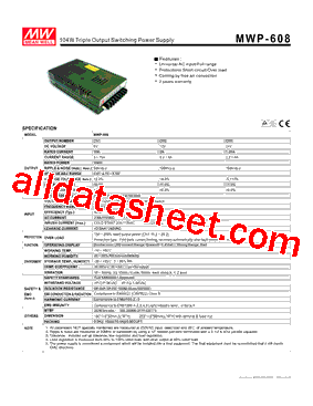 MWP-608型号图片