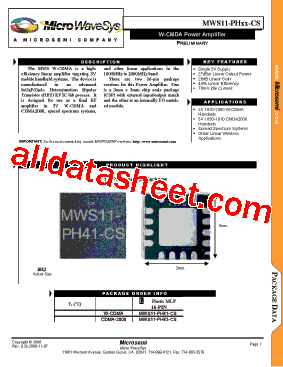 MWS11-PHXX-CS型号图片