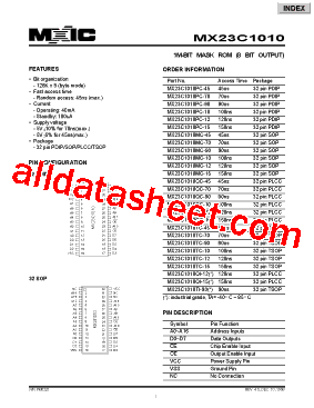 MX23C1010TC-70型号图片