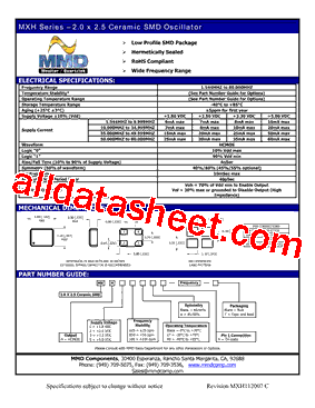 MXH105027AH型号图片