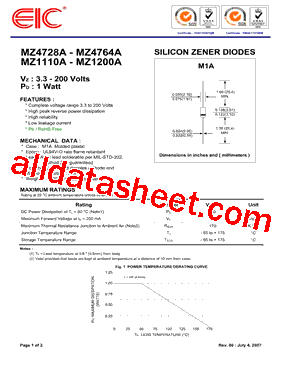 MZ1130A型号图片