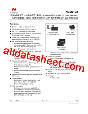 N25Q128A13BF840E型号图片