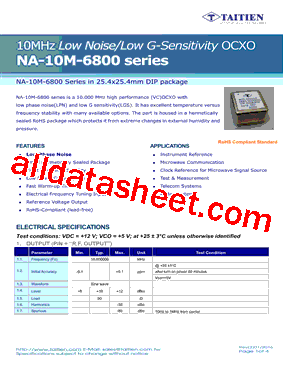 NA-10M-6800型号图片