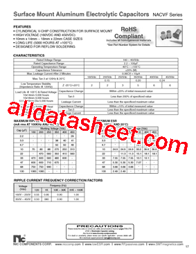 NACVF100K160V10X18TR13T2F型号图片