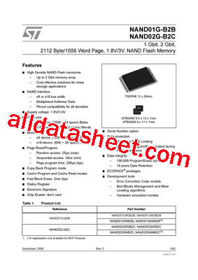 NAND01GR3B2CN6F型号图片