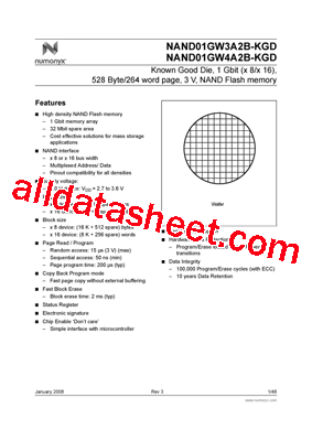 NAND01GW4A2BE06型号图片