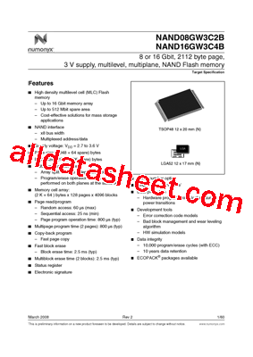 NAND08GW3C2BN6E型号图片