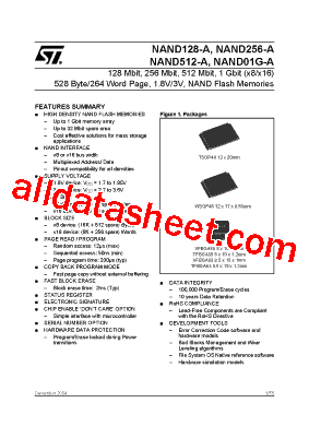 NAND128W4A2BZA6型号图片