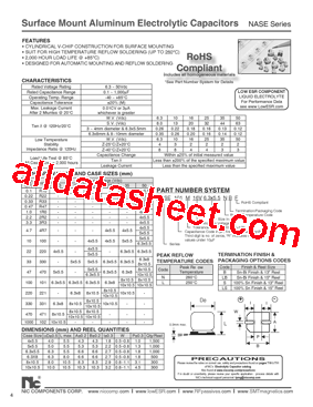 NASE100M50V5X5.5NBF型号图片