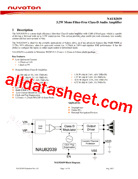 NAU82039VG型号图片