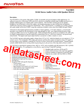 NAU8822AYG型号图片