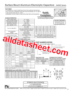 NAWE100M50V6.3X5.5NBF型号图片