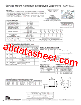 NAWT470M25V63X8NBF型号图片