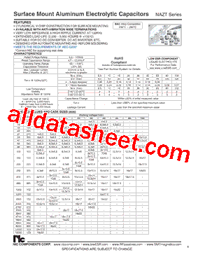 NAZT152M25V16X17JLSF型号图片