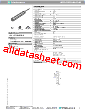 NBB2-12GM60-A2-3G-3D型号图片