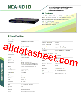 NCA-4010C型号图片