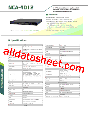 NCA-4012型号图片