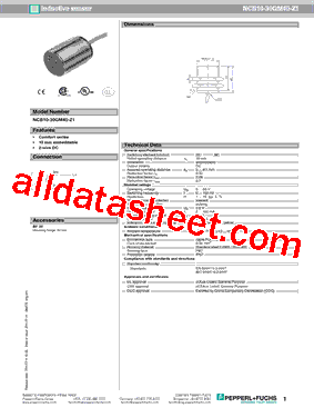 NCB10-30GM40-Z1型号图片