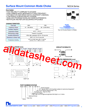 NCCA0805F121TR400QYF型号图片