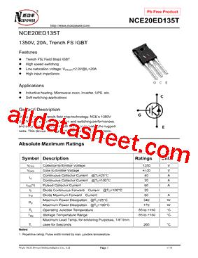 NCE20ED135T型号图片