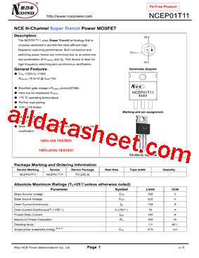 NCEP01T11型号图片