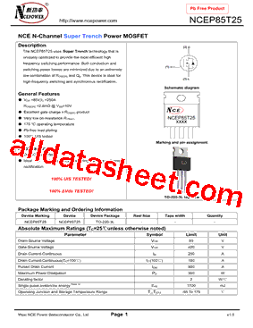 NCEP85T25型号图片