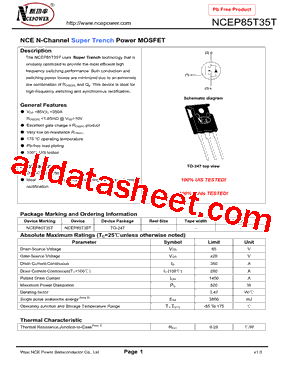 NCEP85T35T型号图片