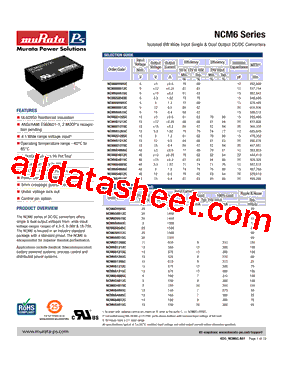 NCM6D1205C型号图片