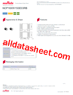 NCP18XW153E03RB型号图片