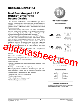 NCP3418BDR2G型号图片