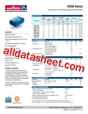 NCS6S4805C型号图片