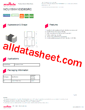 NCU15XH103D6SRC型号图片