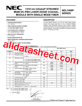 NDL7408P1LD型号图片