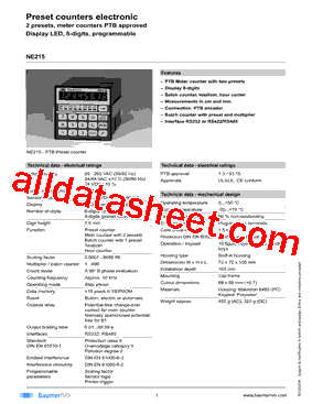 NE215.013AX05型号图片