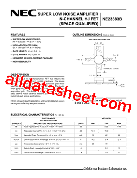 NE23383B型号图片