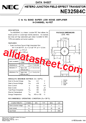 NE32584C-T1A型号图片