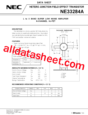 NE33284A-T1A型号图片