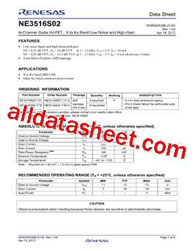 NE3516S02型号图片
